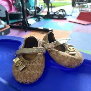 Michael Kors infant ballet slippers